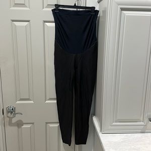 Spanx Faux Leather Maternity Leggings XL